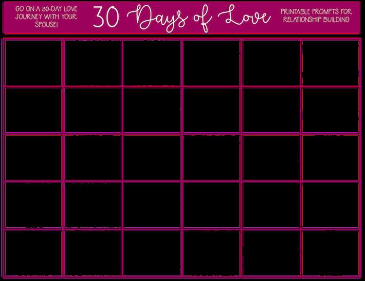 30 Day Sex Challenge